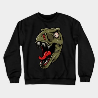 Scary Dinosaur Crewneck Sweatshirt